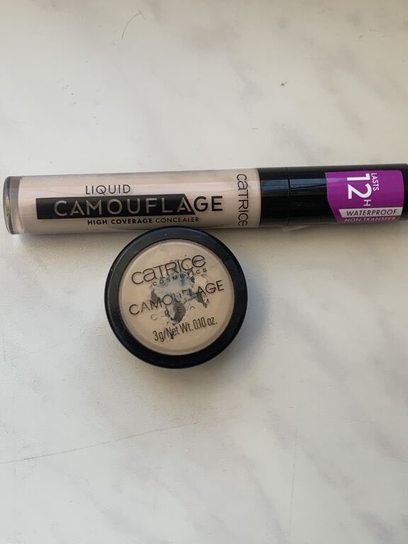 Catrice Ultimate Camouflage Cream vs Catrice Liquid Camouflage High Coverage Concealer