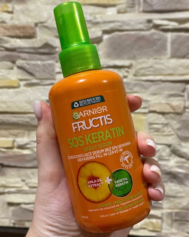 Garnier fructis sos keratin: термозахист та палочка-виручалочка