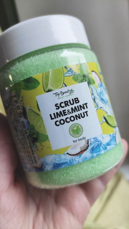 Скраб Top Beauty lime&mint coconut