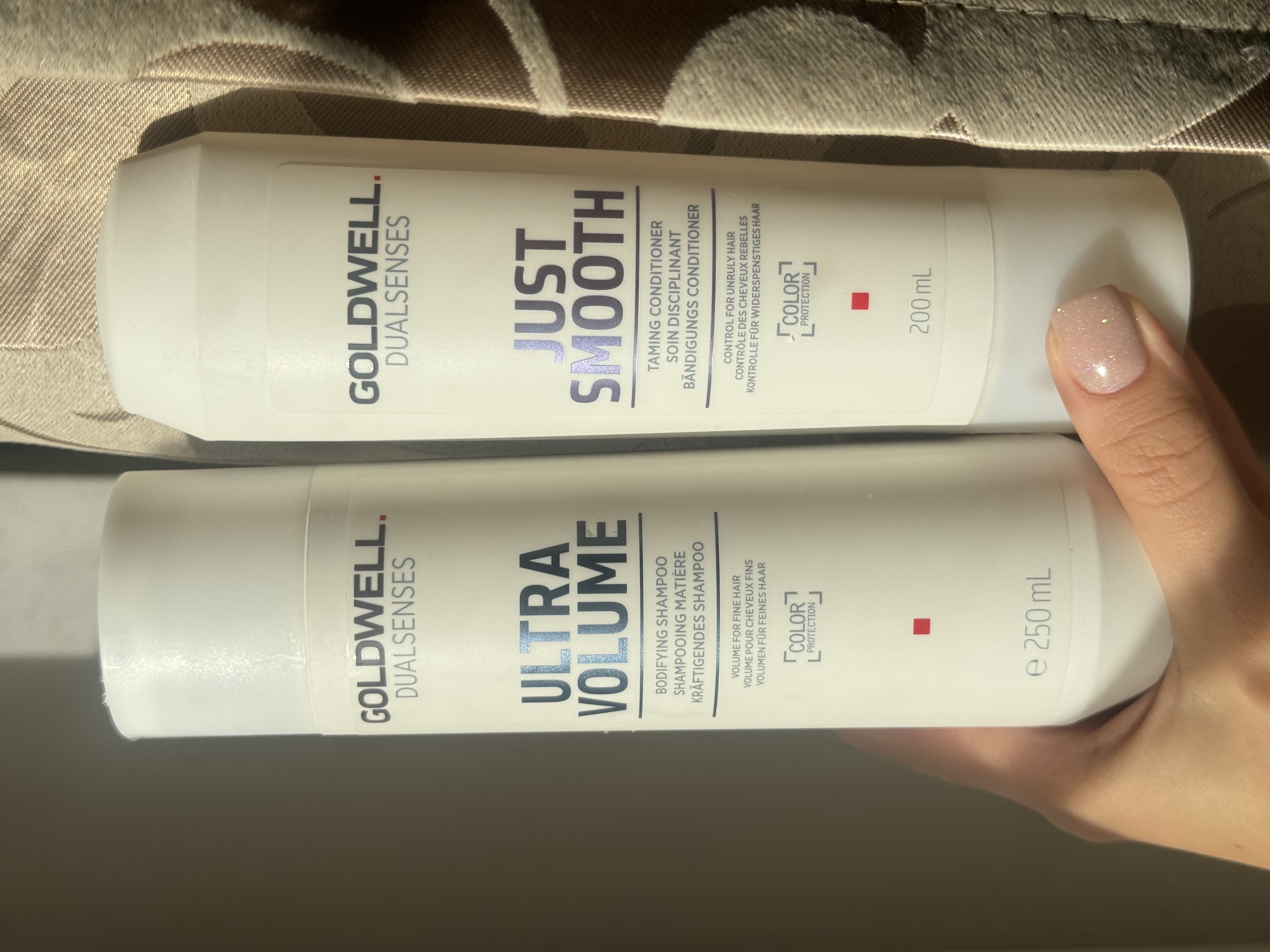 Goldwell DualSenses Ultra Volume Boost Shampoo and Just Smooth Conditioner