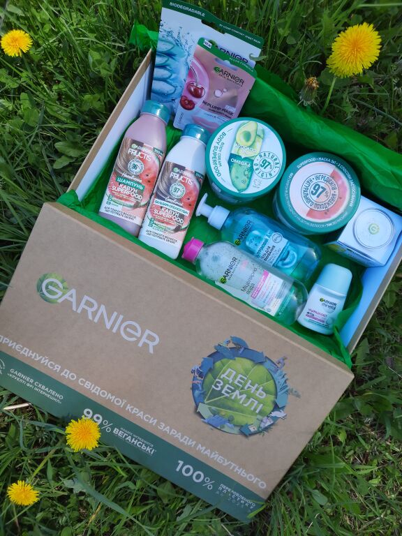 Перші враження від подарункового боксу Garnier #Свідомакраса