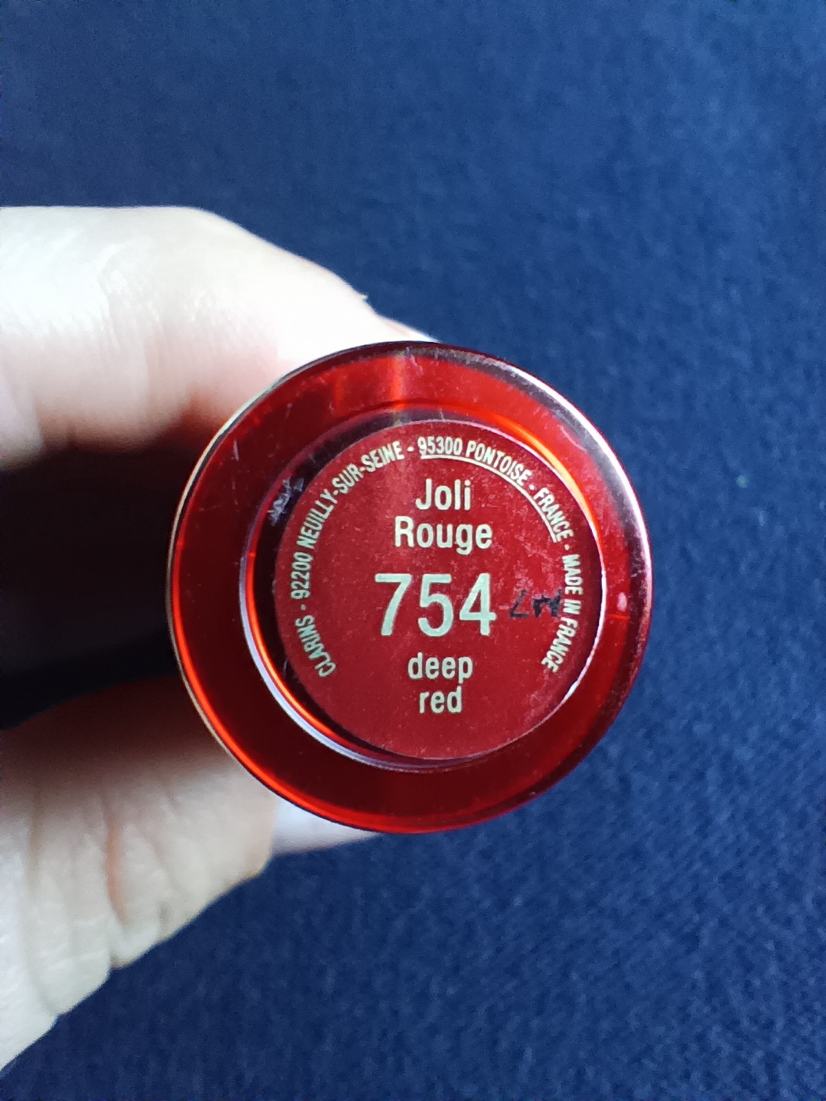 Губна помада Clarins Joli Rouge відтінок 754 deep red