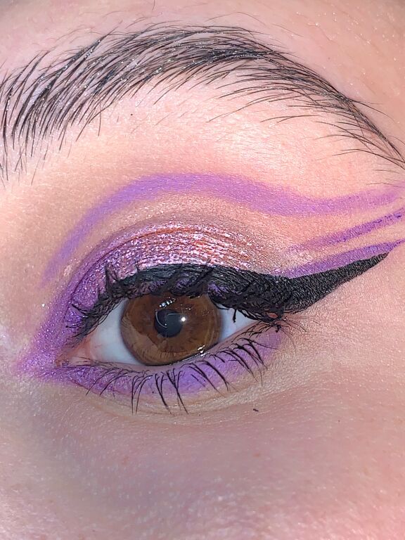 Purple makeup💜