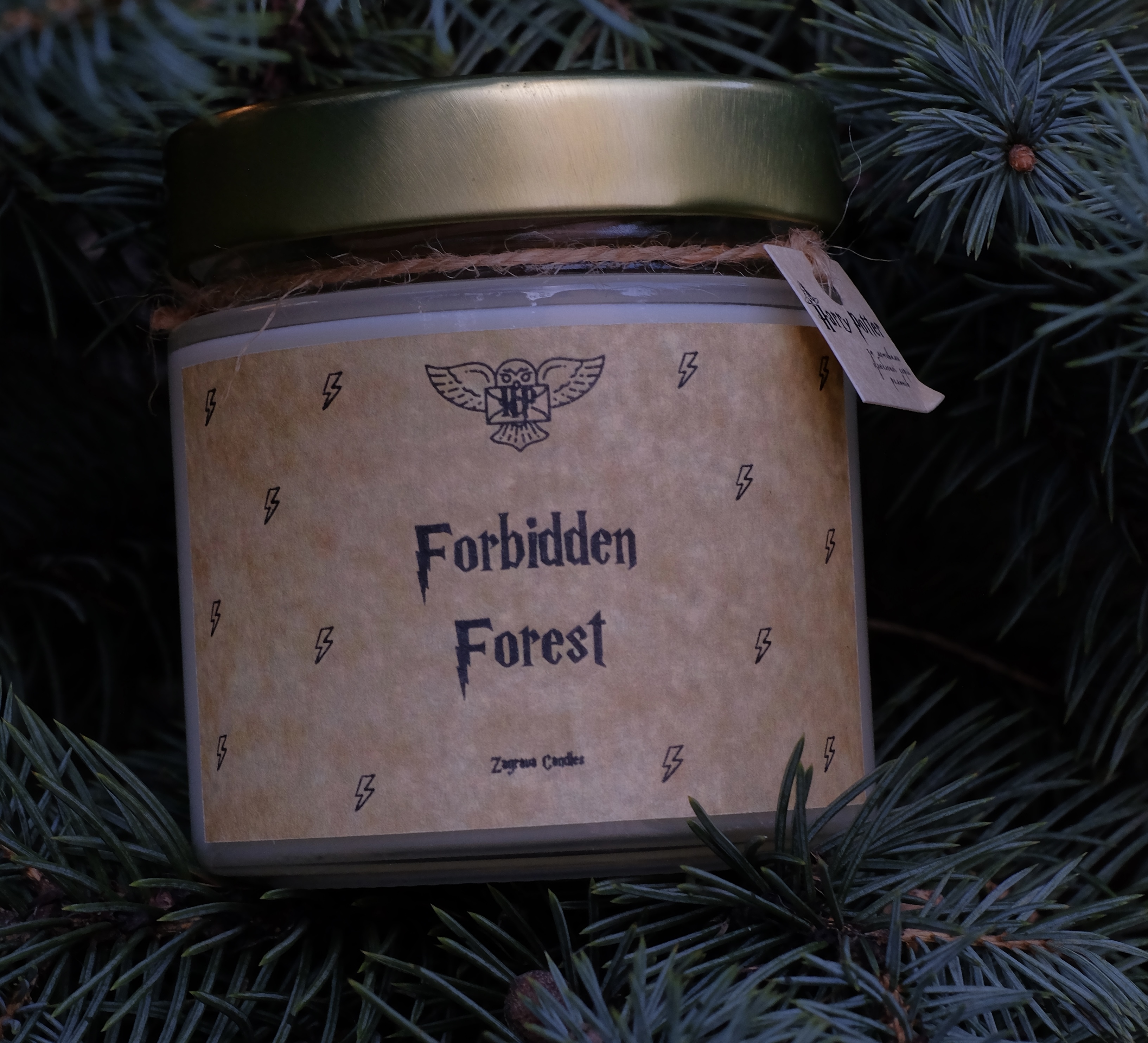 Свічка за мотивами Гаррі Поттера «Заборонений Ліс»- “Forbidden Forest”,200ml