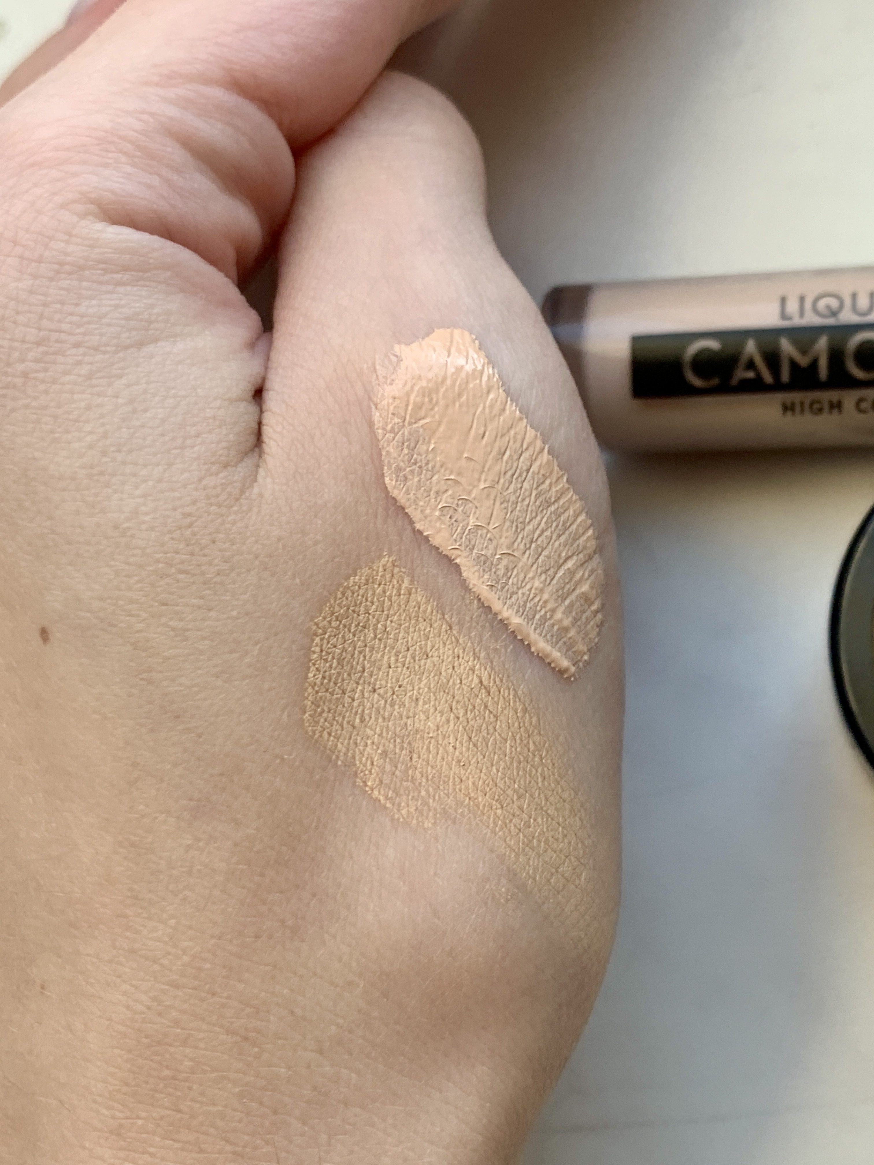 Catrice Ultimate Camouflage Cream vs Catrice Liquid Camouflage High Coverage Concealer