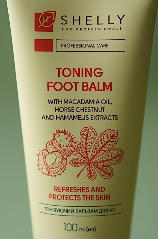 Новинка Shelly Toning Foot Balm