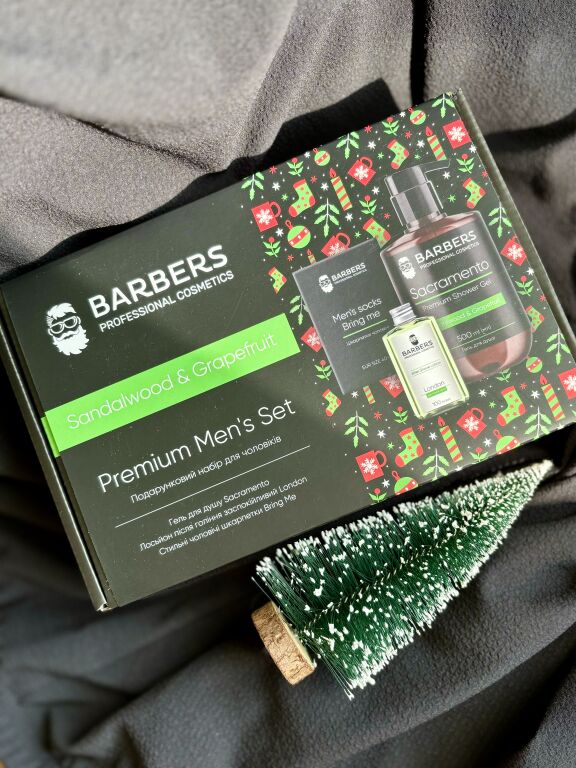 Barbers | Mens Set Sandalwood & Grapefruit