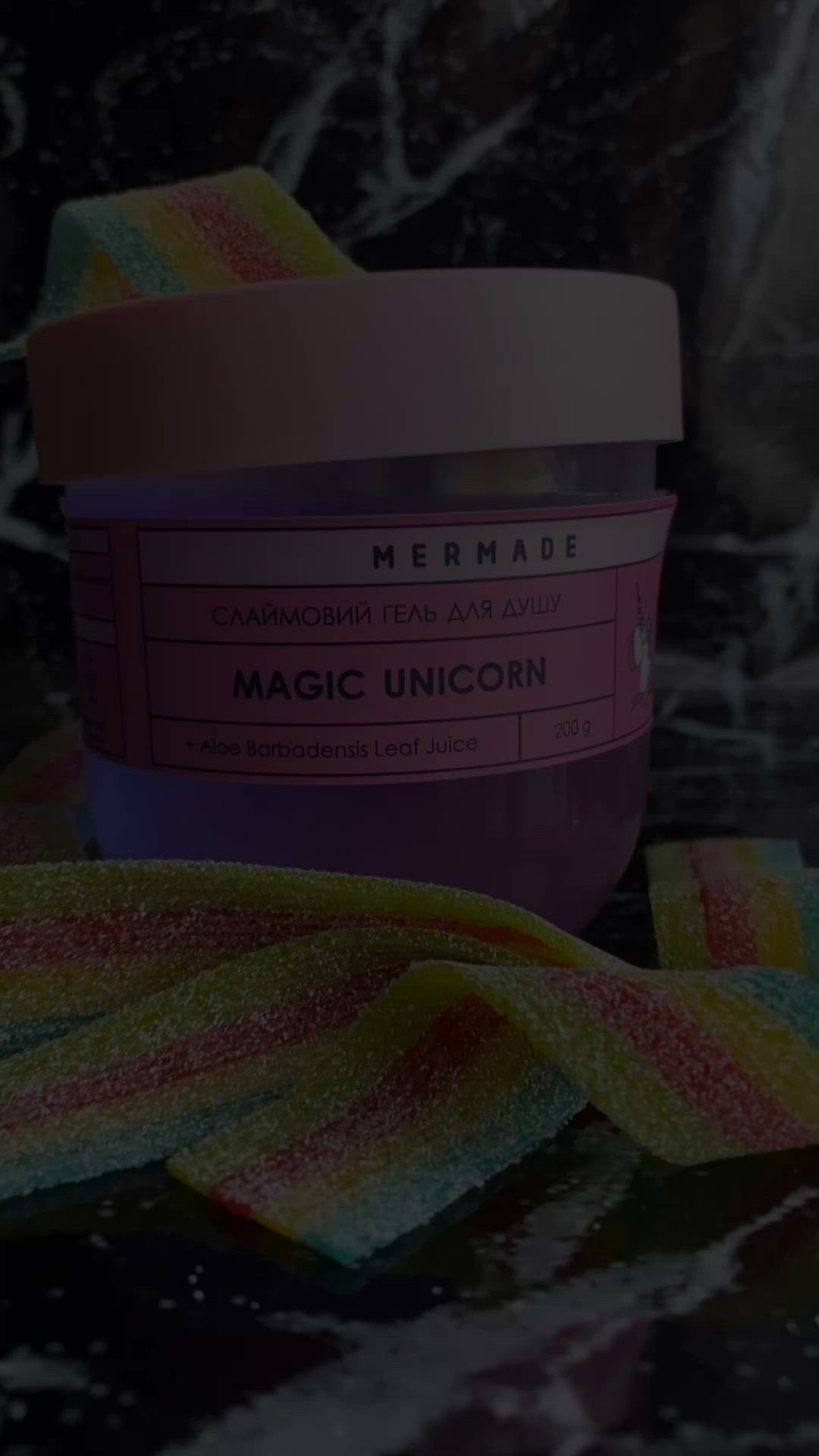 Слаймовий гель для душу Mermade Magic Unicorn | Захоплива новинка