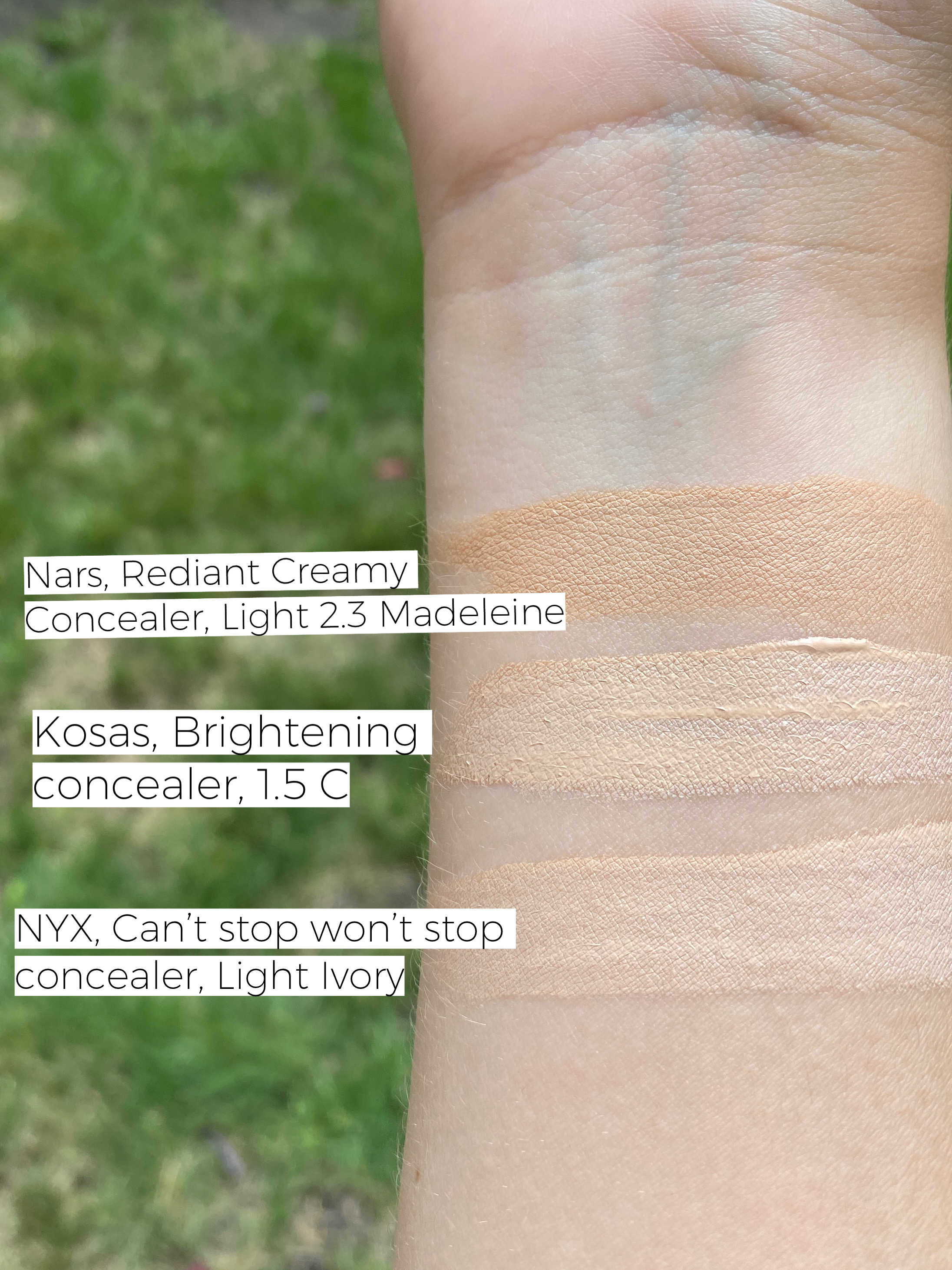 Kosas Revealer Super Creamy + Brightening Concealer and Daytime Eye Cream, Tone 1.5 C