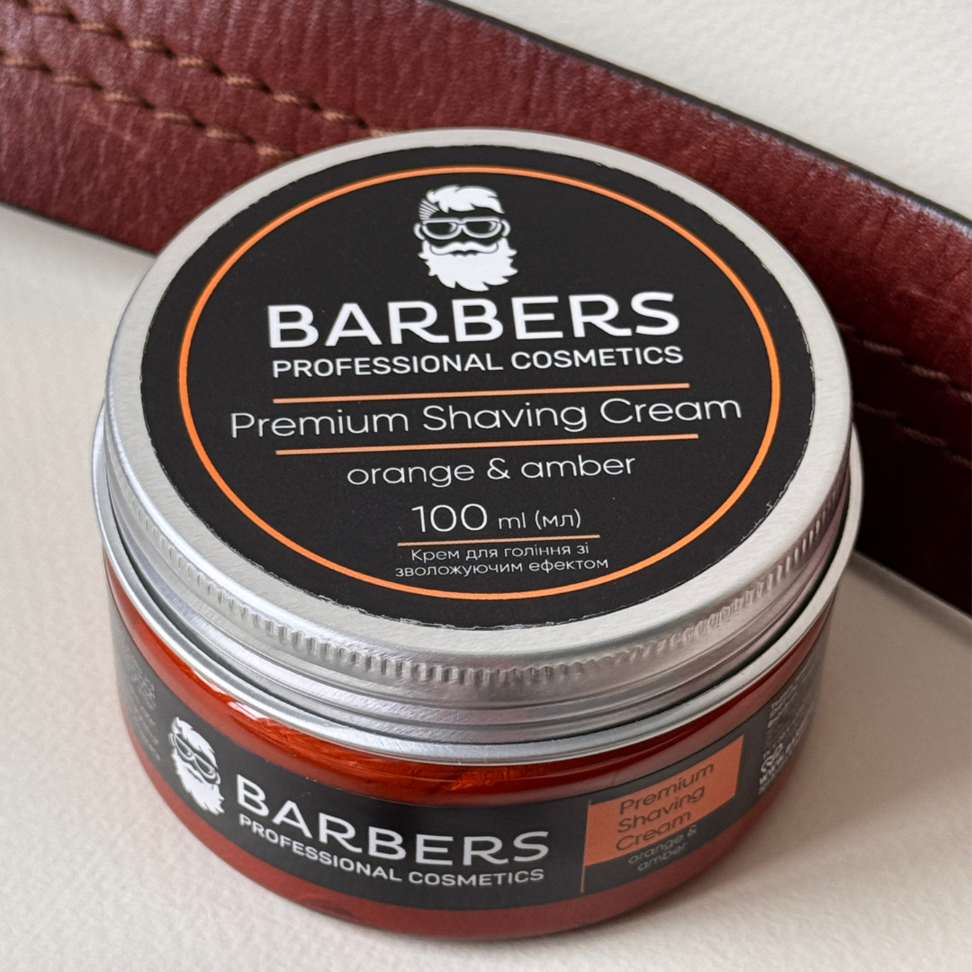 Крем для гоління Orange-Amber | Barbers