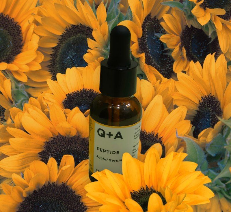 Q+A Peptide facial serum