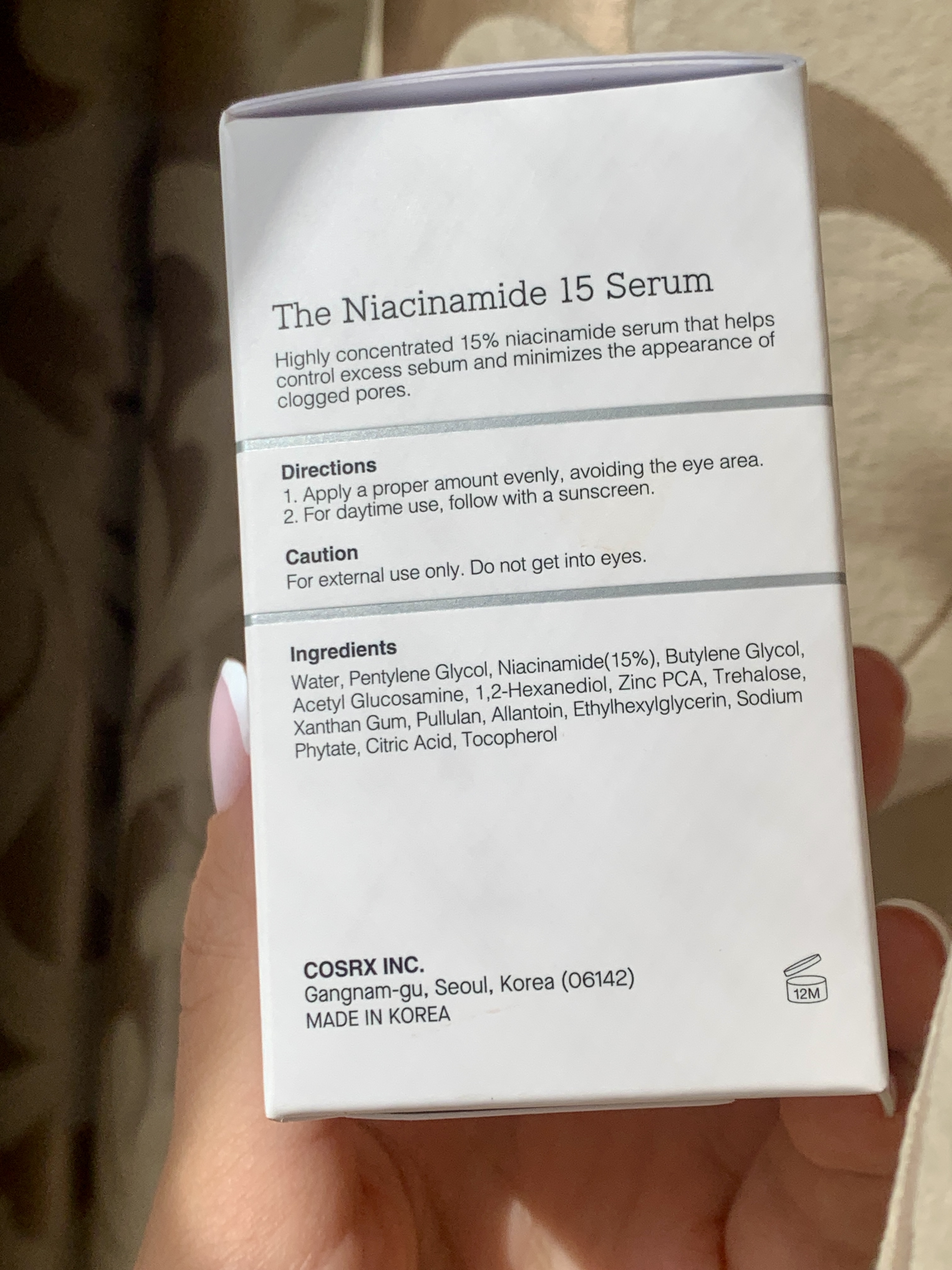 Cosrx The Niacinamide 15 Serum