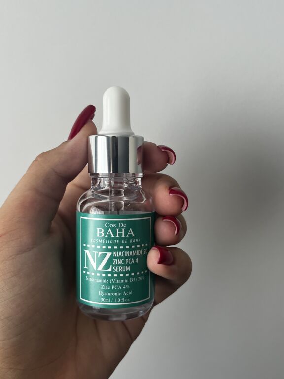 Огляд сироватки Cos De BAHA Niacinamide 20 Zinc PCA 4 Serum