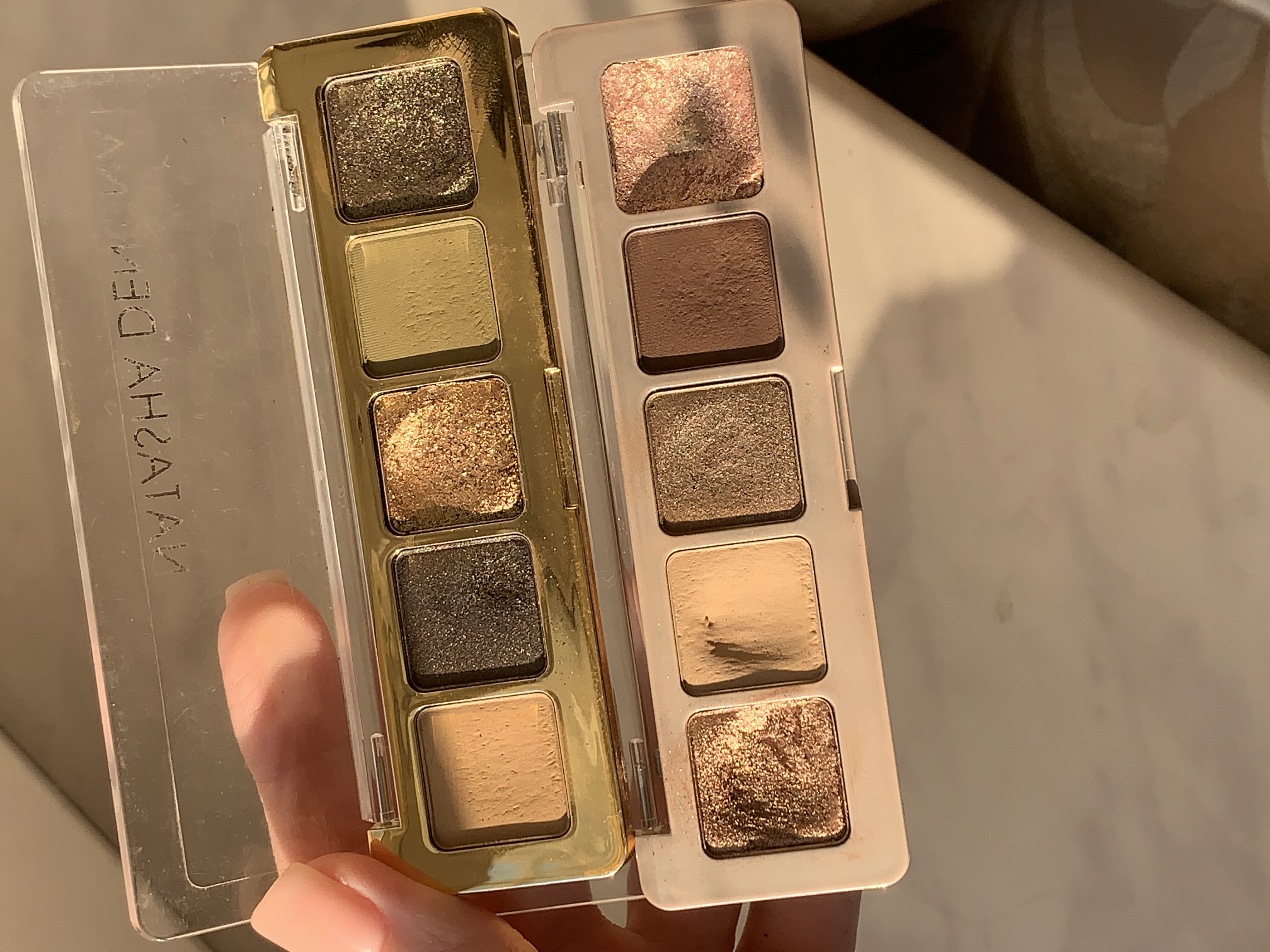 Natasha Denona Mini Glam Eyeshadow Palette& Mini Eyeshadow Gold Palette