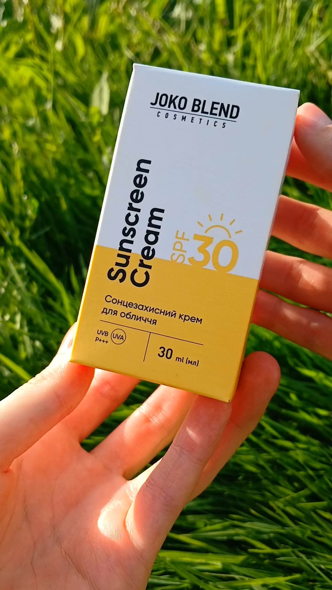 Joko Blend Сонцезахисний крем для обличчя SPF30