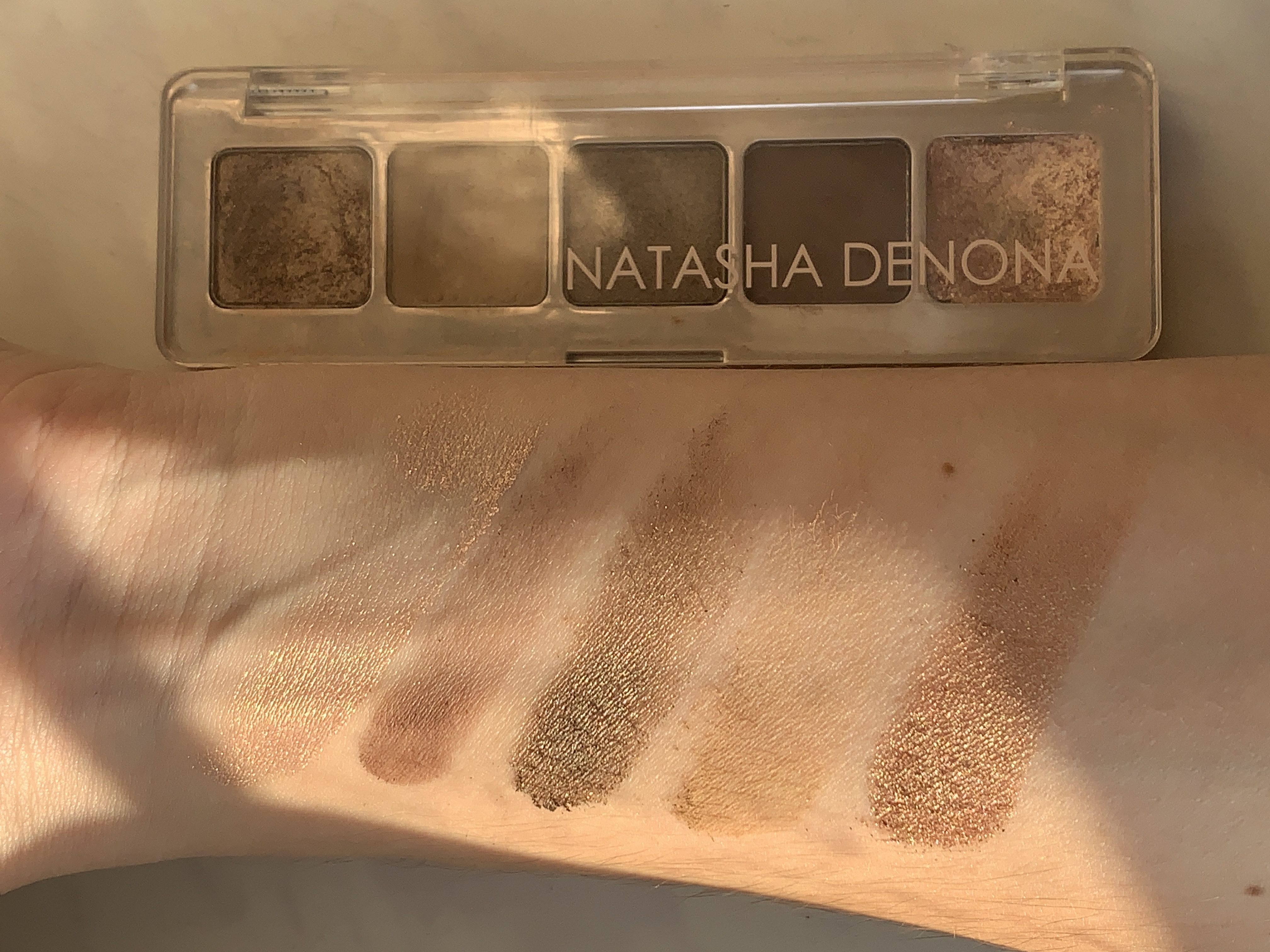 Natasha Denona Mini Glam Eyeshadow Palette& Mini Eyeshadow Gold Palette