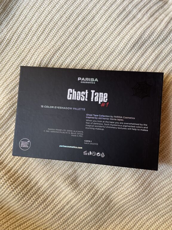 Parisa Cosmetics Eyeshadow Palette Ghost Type