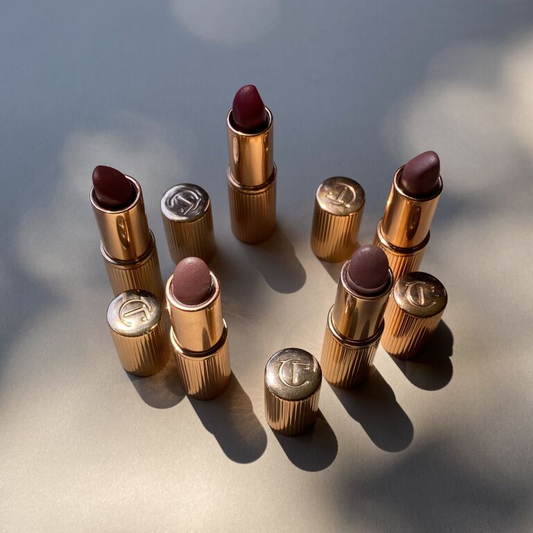 Charlotte Tilbury Matte Revolution Very Victoria, Pillow Talk, Pillow Talk 2 Medium, Walk Of No Sham