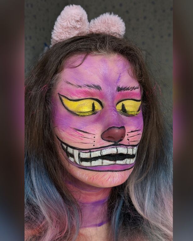 Cheshire cat Makeup 