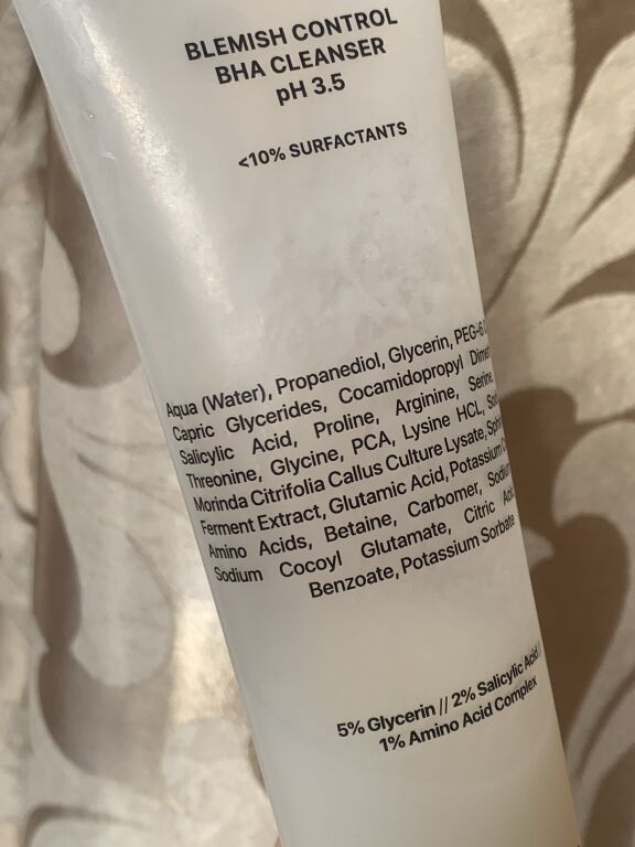 Transparent Lab Blemish Control BHA Cleanser