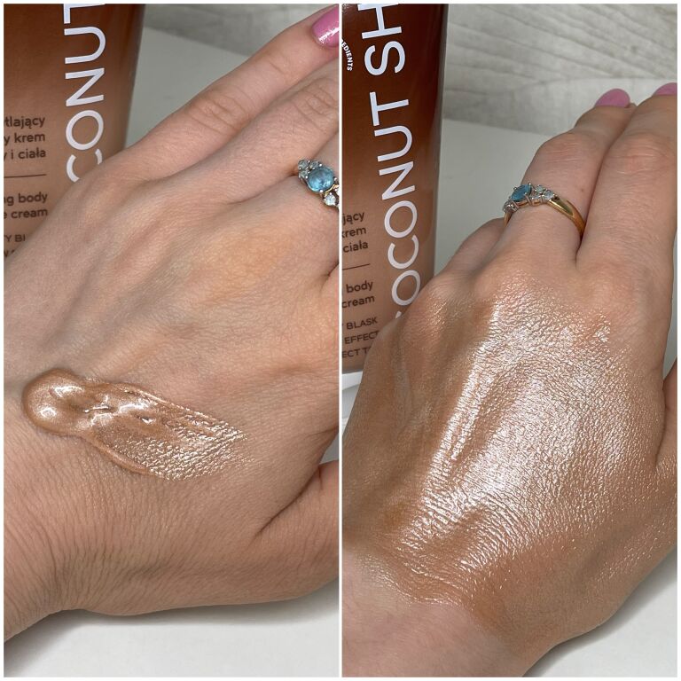 Lirene Coconut Shine | Золотистий крем для обличчя та тіла