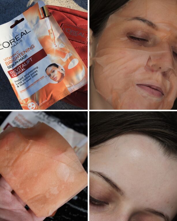Тканинна маска з вітаміном С для сяяння шкіри