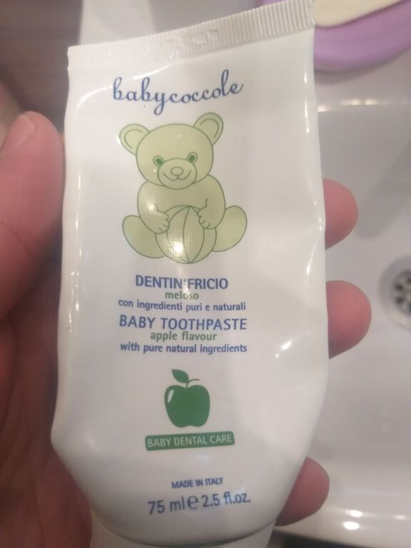 дитяча зубна паста Babycoccole з яблуком