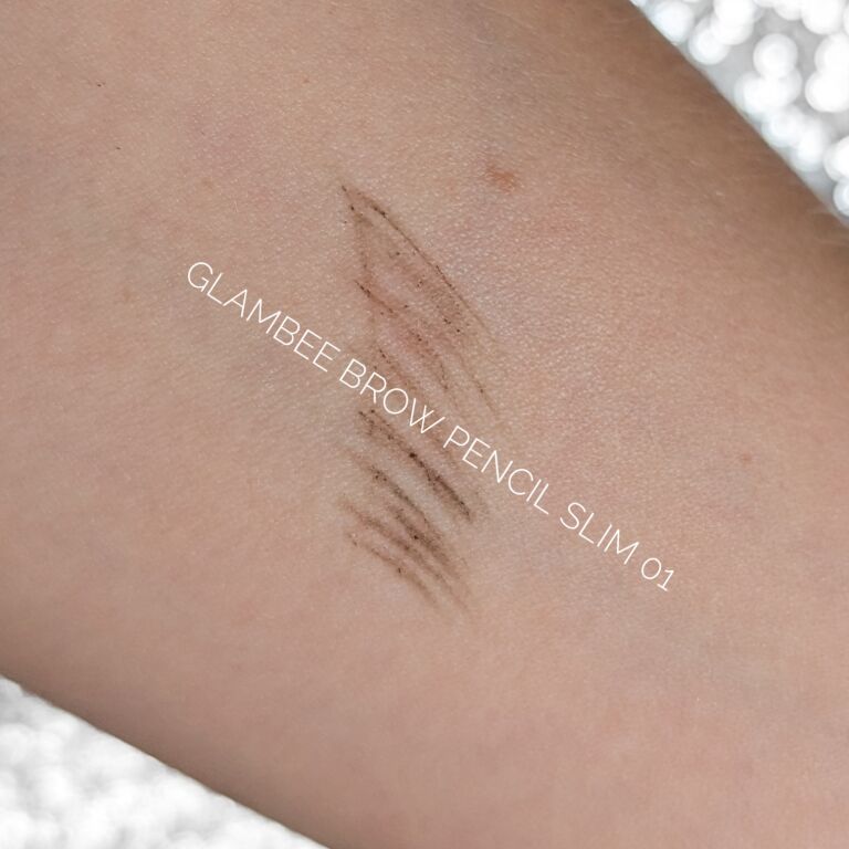 Тонкий олівець для брів GlamBee Brow Pencil Slim у відтінку 01