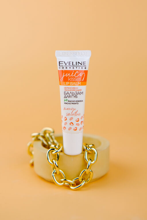 Мангова насолода для губ : Eveline  Juicy Kisses Exotic Mango Lip Balm