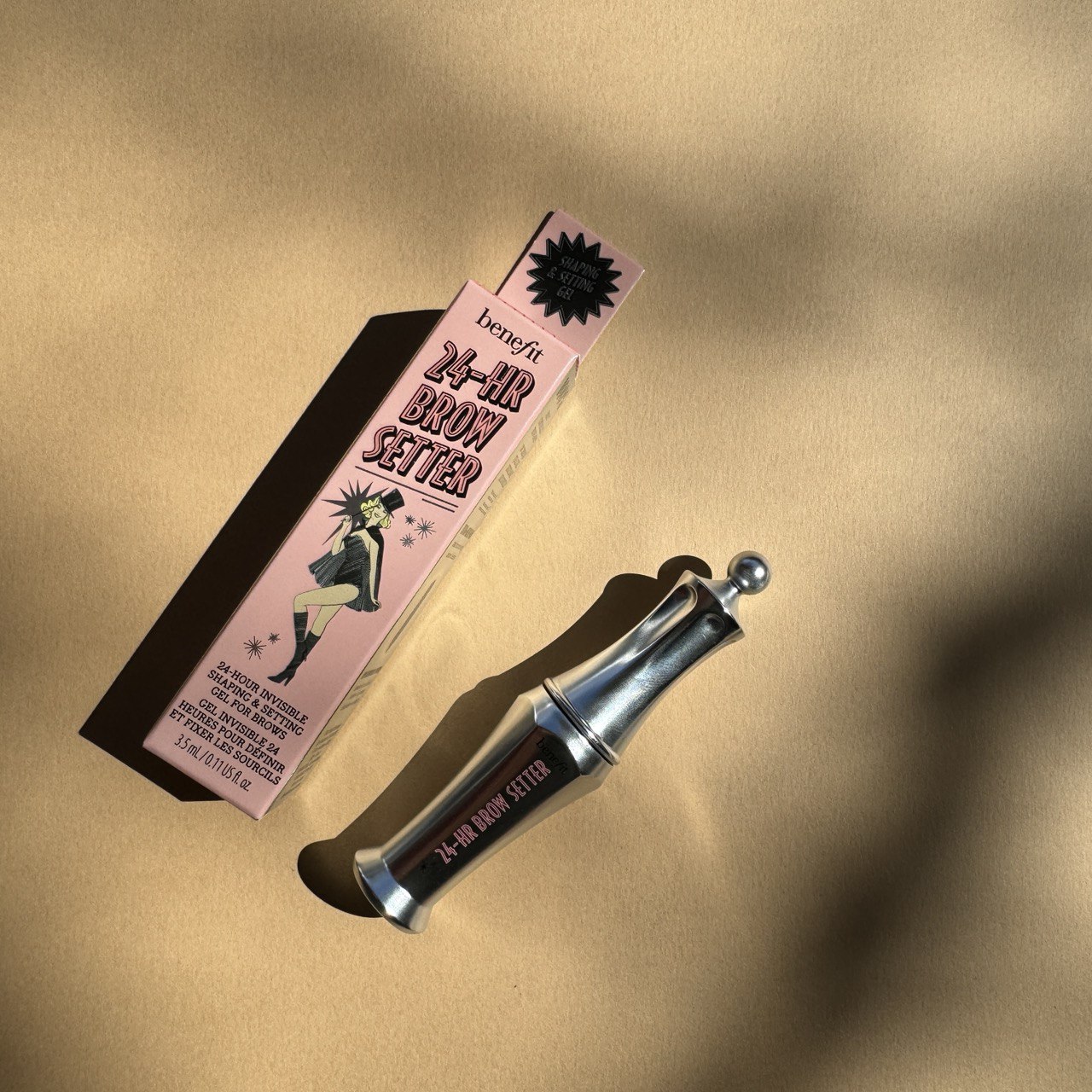 Benefit Mini 24-HR Brow Setter Clear Brow Gel with Lamination Effect