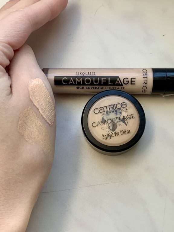 Catrice Ultimate Camouflage Cream vs Catrice Liquid Camouflage High Coverage Concealer