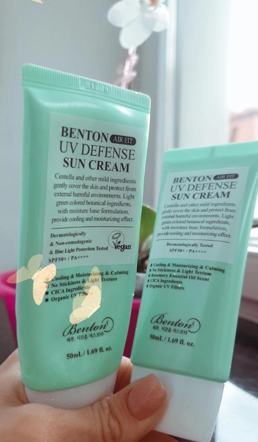 Benton Air Fit UV defense Sun Cream - Ідеальний spf для чутливої шкіри