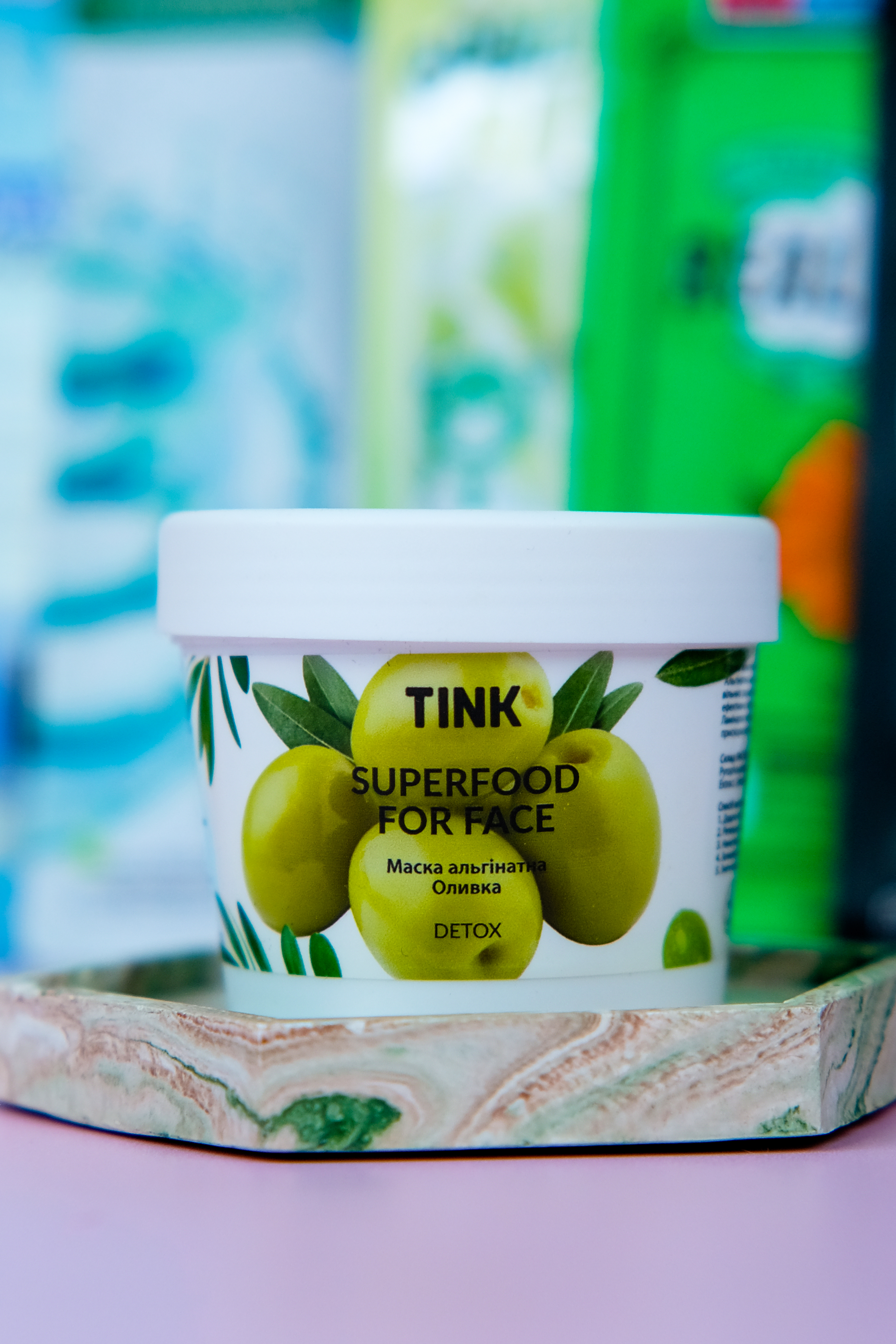 Перший досвід використання подібного продукту: Tink SuperFood For Face Alginate Mask