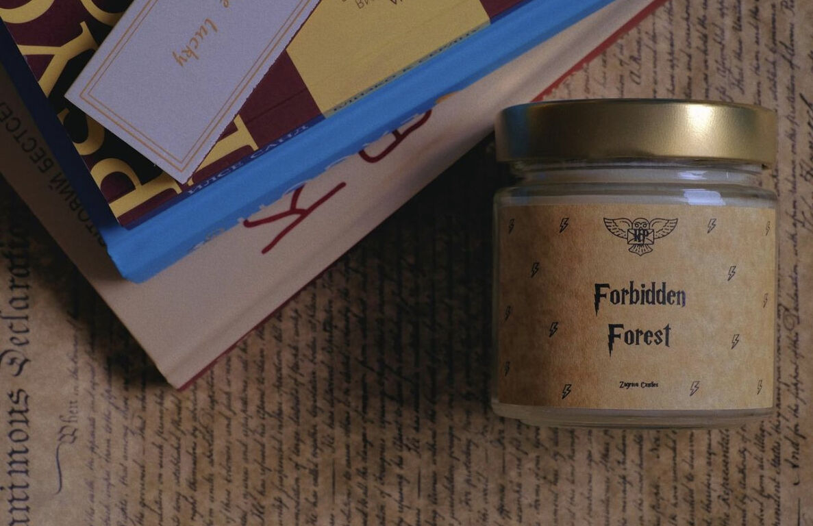 Свічка за мотивами Гаррі Поттера «Заборонений Ліс»- “Forbidden Forest”,200ml