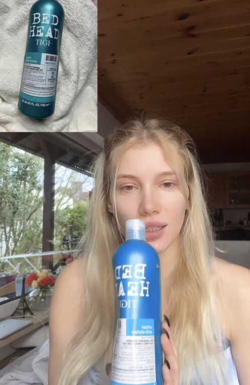 Если твоим волосам нужно срочное увлажнение и восстановление.Tigi BED HEAD urban antidotes RECOVERY