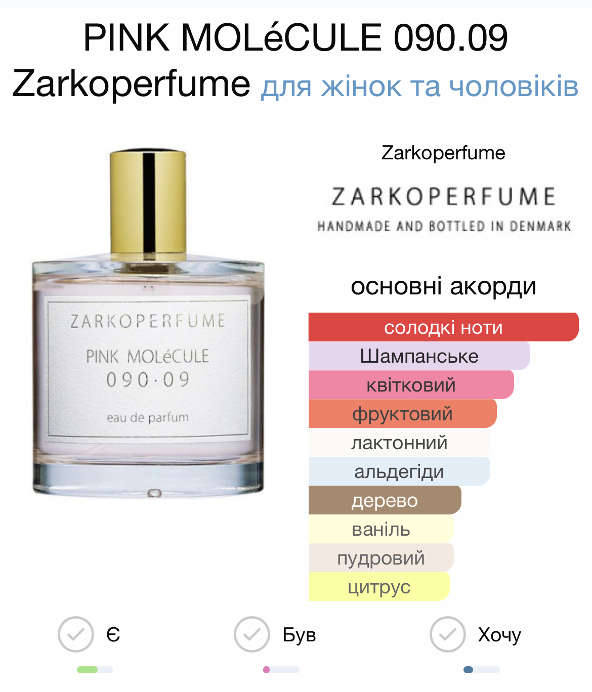 Zarkoperfume Pink Molécule 090.09