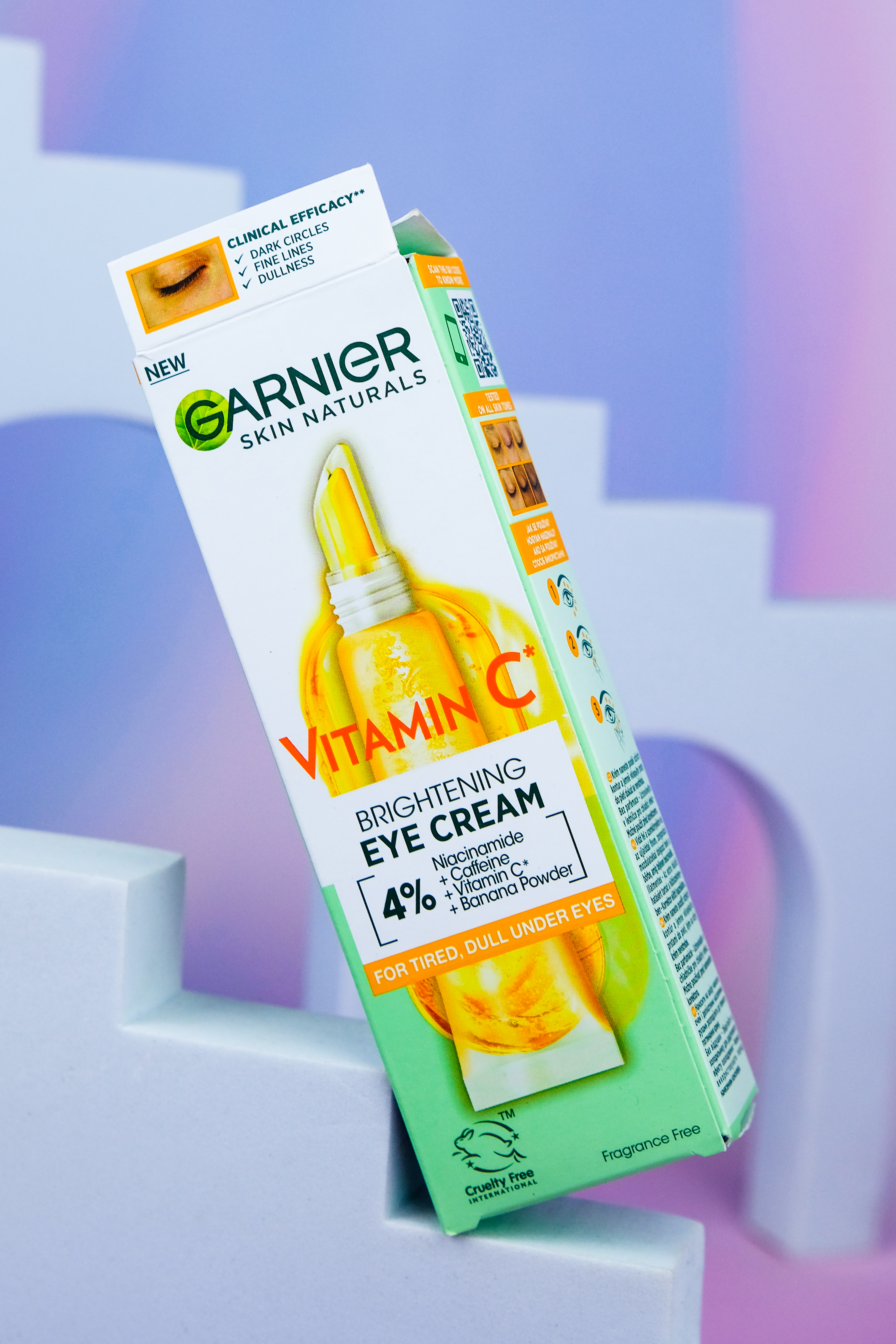 Крем який потребує правильного підходу : Garnier Vitamin C Eye Cream