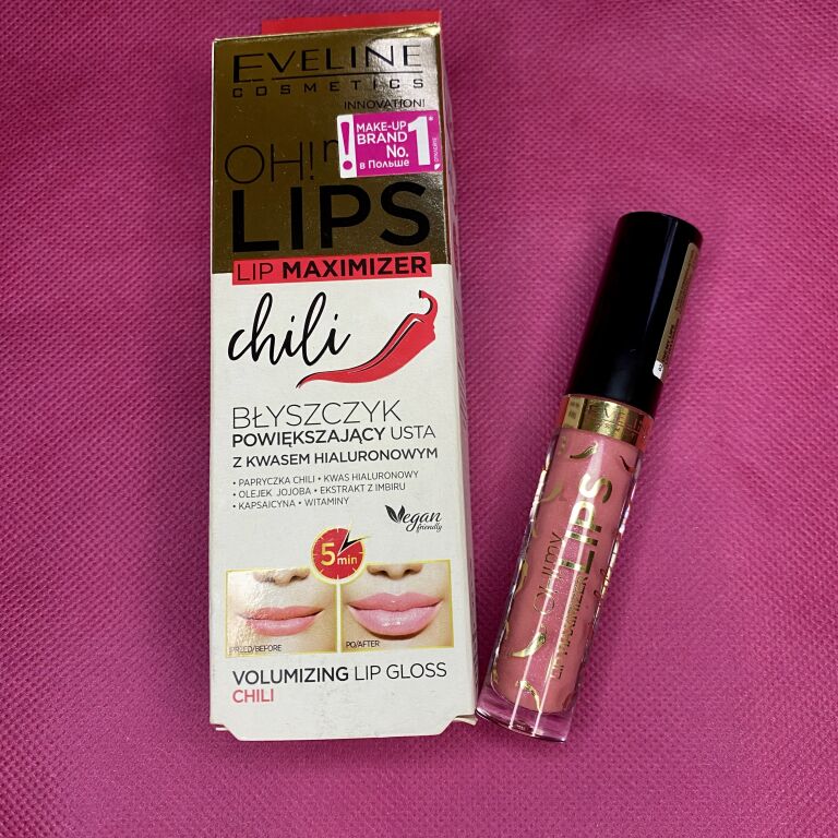 Блиск Eveline Cosmetics OH! My Lips Lip Maximizer Chili🌶️.