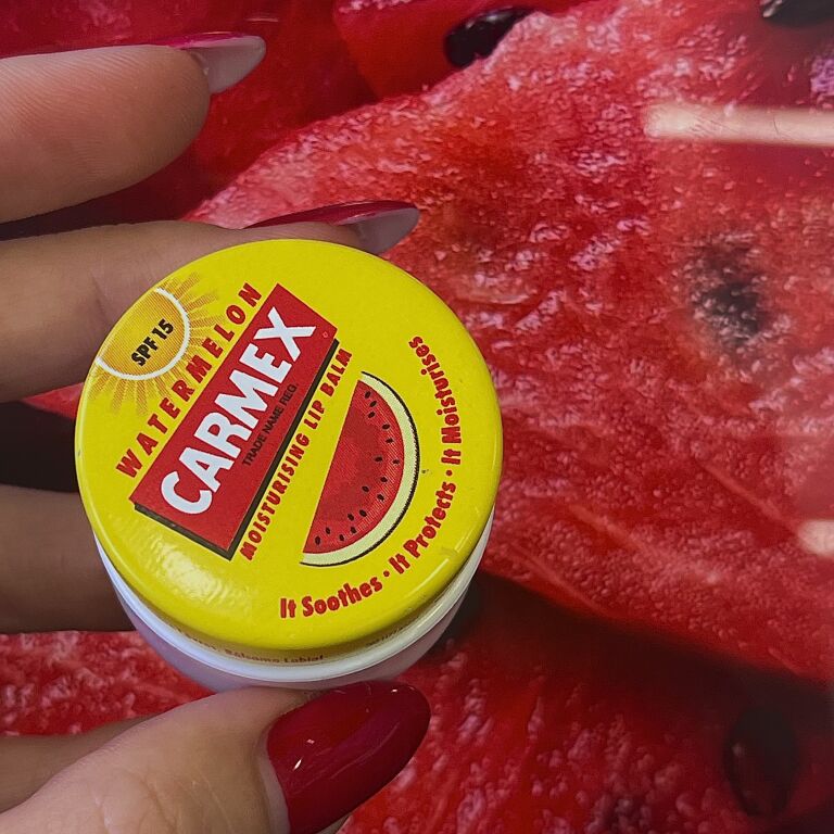 Carmex lip balm water mellon