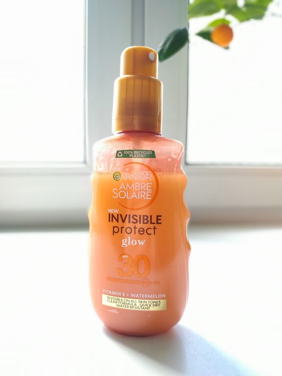 Відгук про сонцезахисний спрей Garnier Invisible