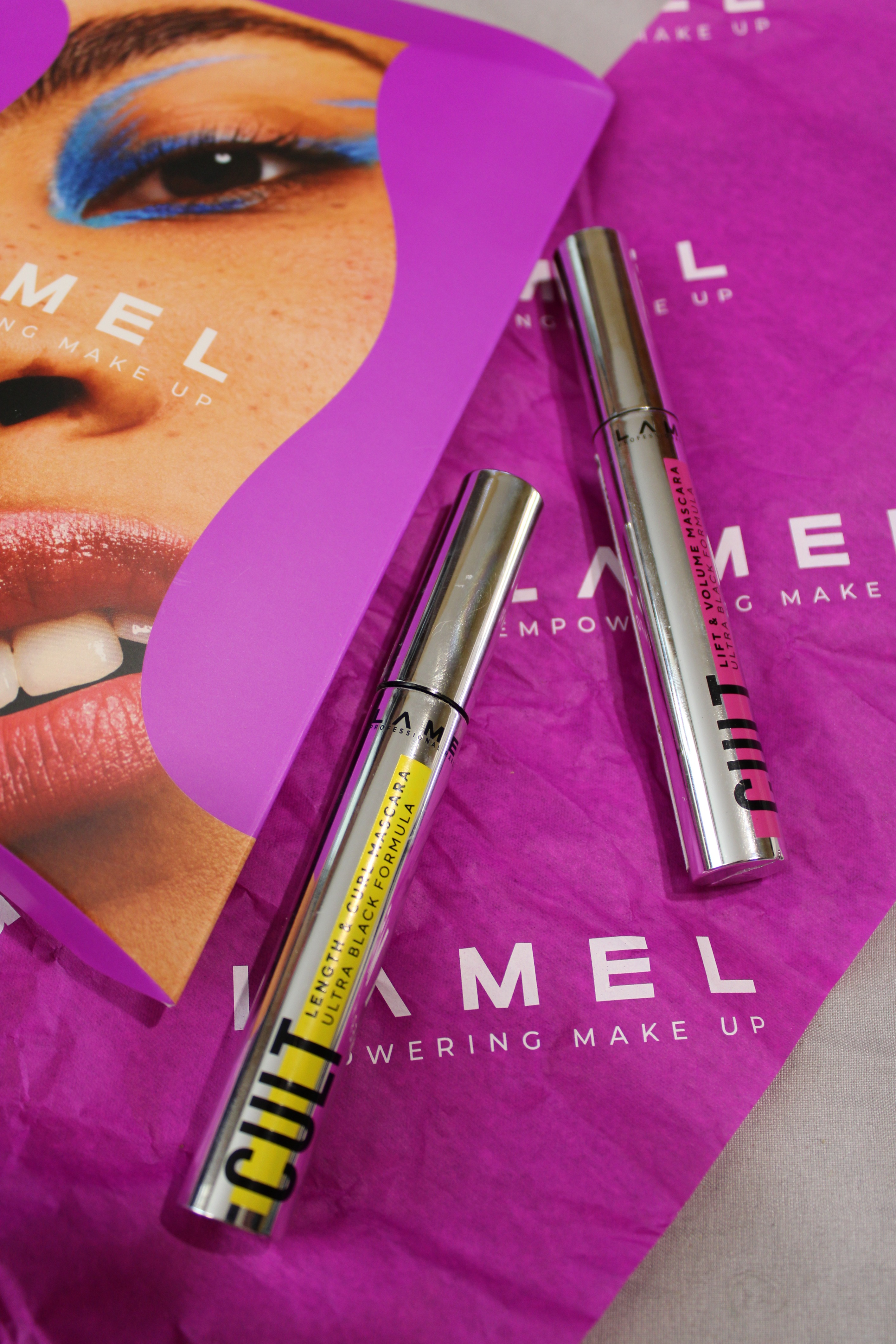 #testmakeupclub  дві туші Lamel