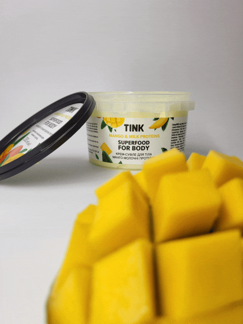Крем-суфле для тіла Tink "Mango & Milk Proteins"