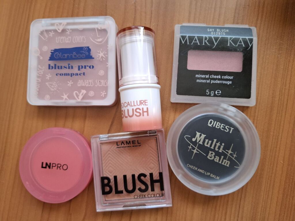 Рум'яшки lamel, Ln pro, Mary Kay, Glambee, Focallure, Qibest