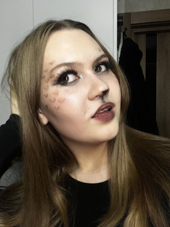 Leopard Halloween makeup