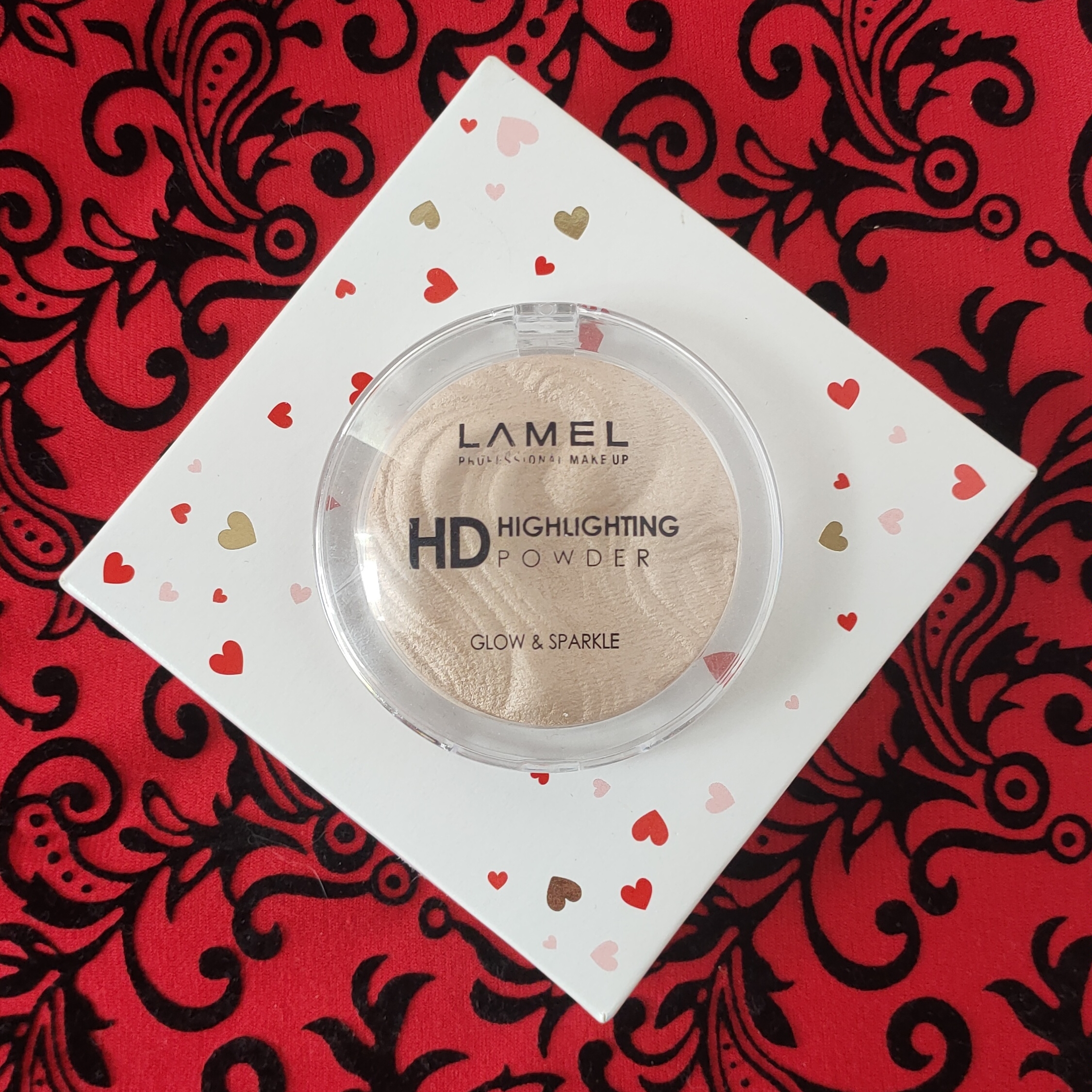 Хайлайтер LAMEL Make Up HD Highlighting Glow & Sparkle Powder
