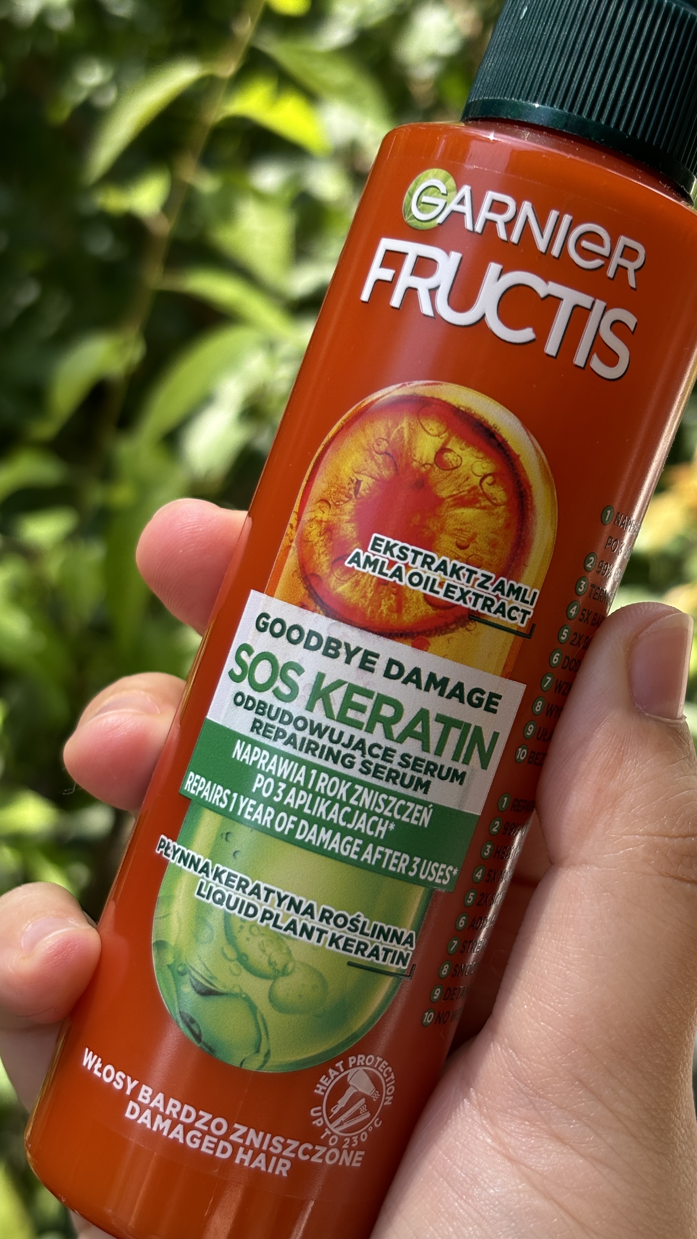 ☼ тестуємо рідкий кератин та вдихаємо тропічні фрукти Garnier Fructis SOS #fructistest ⬥