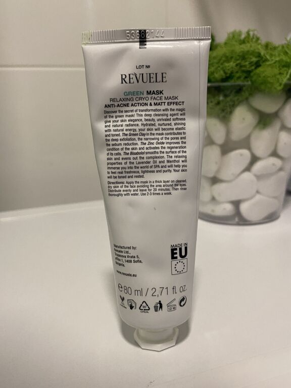 Revuele Anti-Acne Green Face Mask Cryo Effect