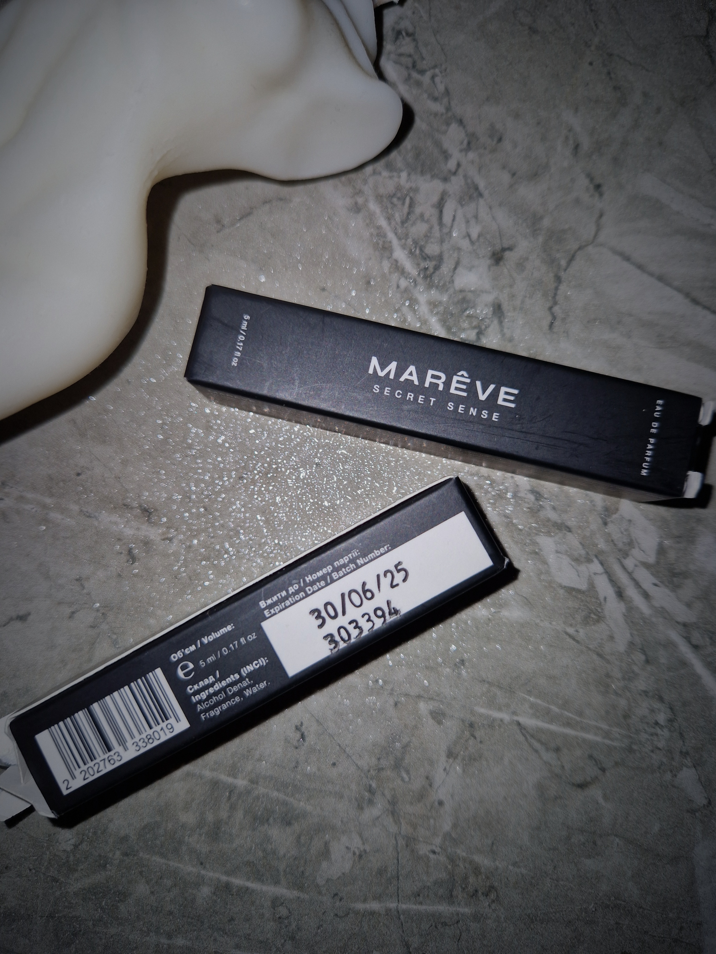 Мініатюри парфумів MARÊVE 🖤 Secret Sense, White Bloom, Gentle Charm.