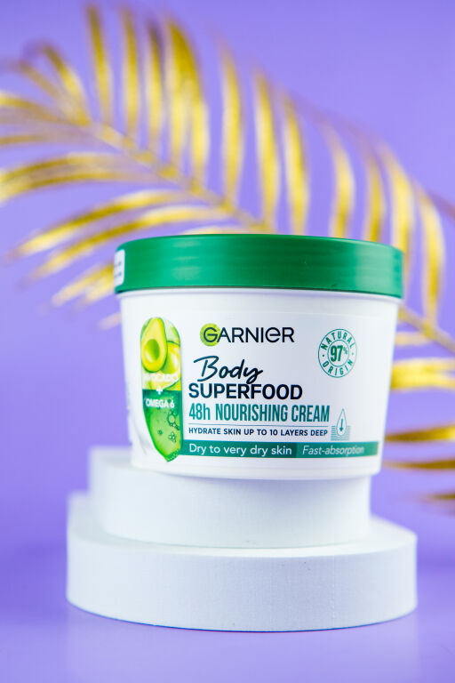 Чим кормить нас Garnier ? Garnier Body SuperFood Avocado Oil + Omega 6 Nourishing Cream