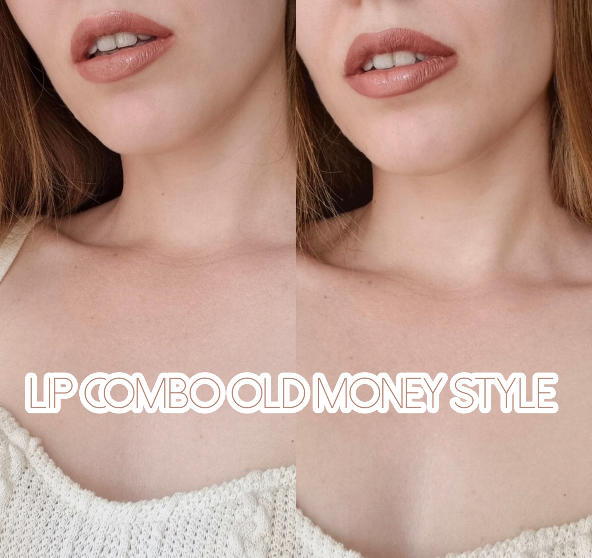 Lip combo old money style